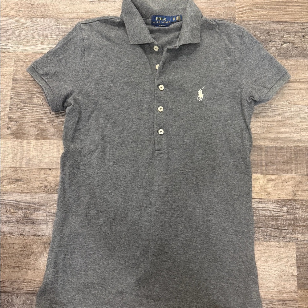 Polo by Ralph Lauren Kids Heather Gray Short Sleeve Polo